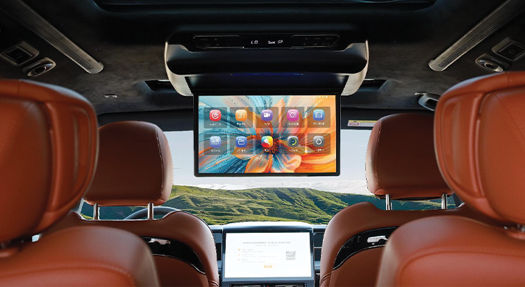 Ceiling-Mounted HD Display